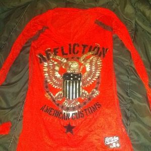 Women's long sleeve Affliction shirt